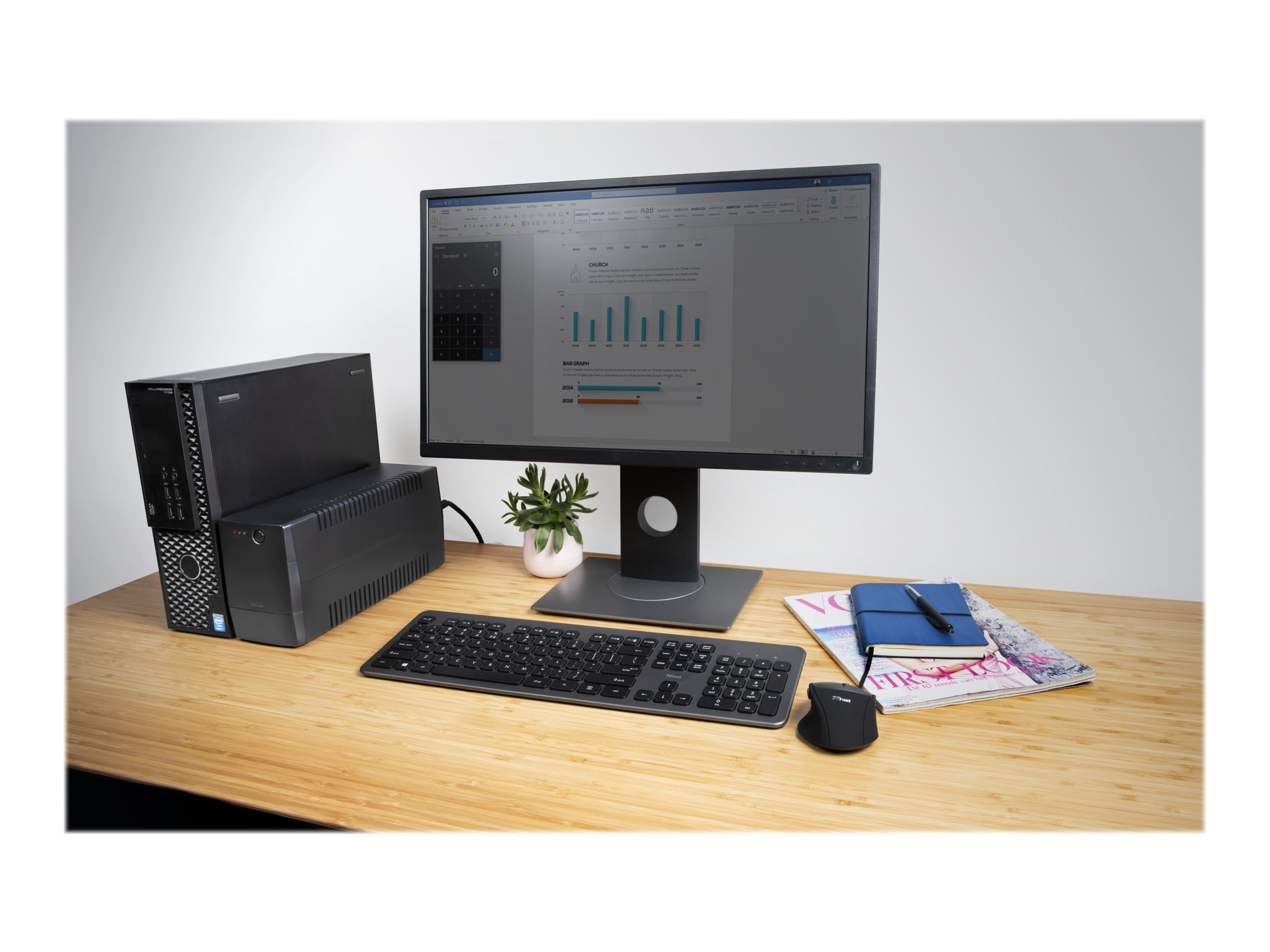 Trust Paxxon alimentation d'énergie non interruptible 0,8 kVA 480 W 2 sortie(s) CA