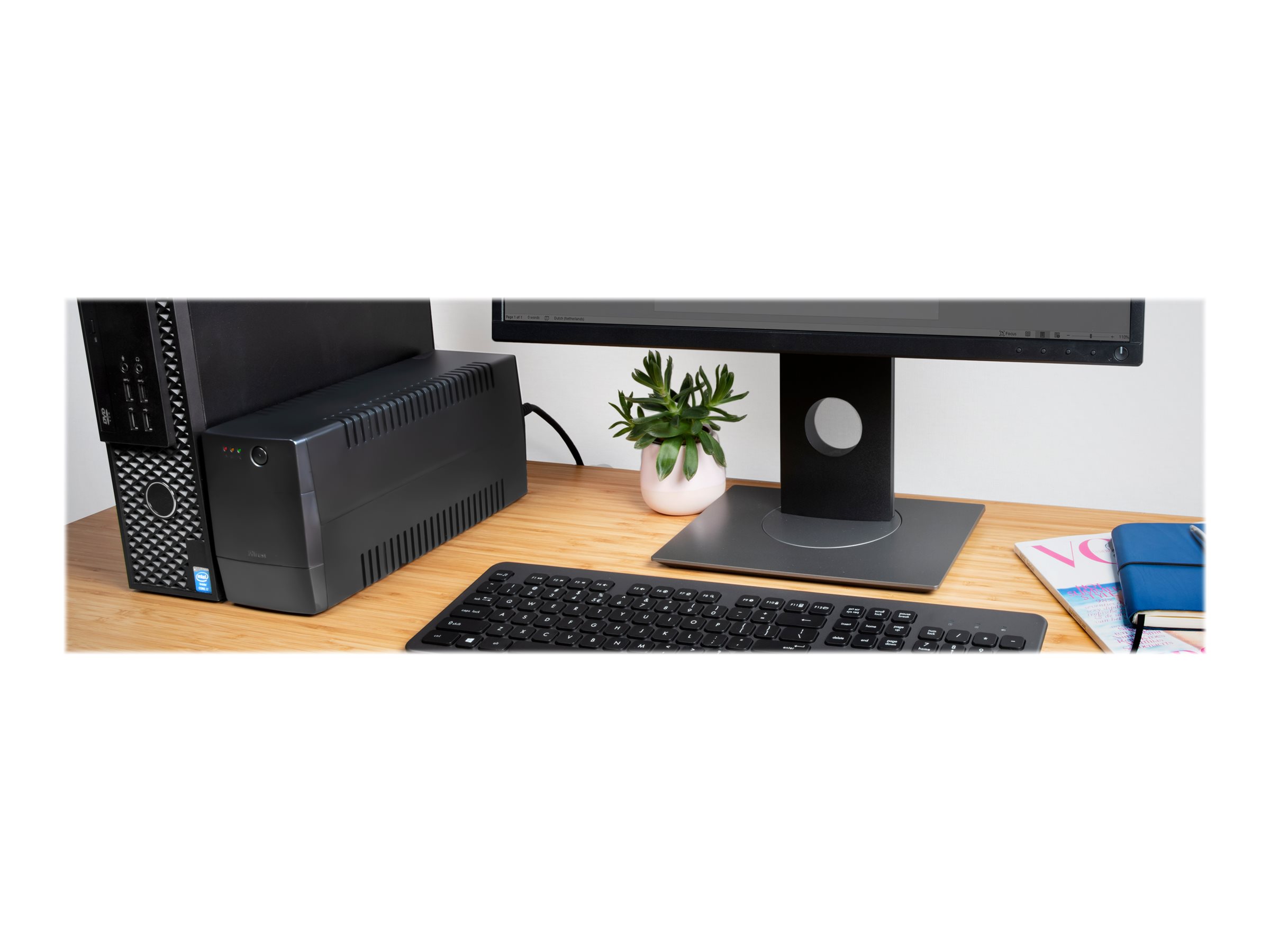 Trust Paxxon alimentation d'énergie non interruptible 0,8 kVA 480 W 2 sortie(s) CA