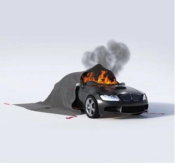 COUVERTURE ANTI FEU VEHICULE / BATTERIE