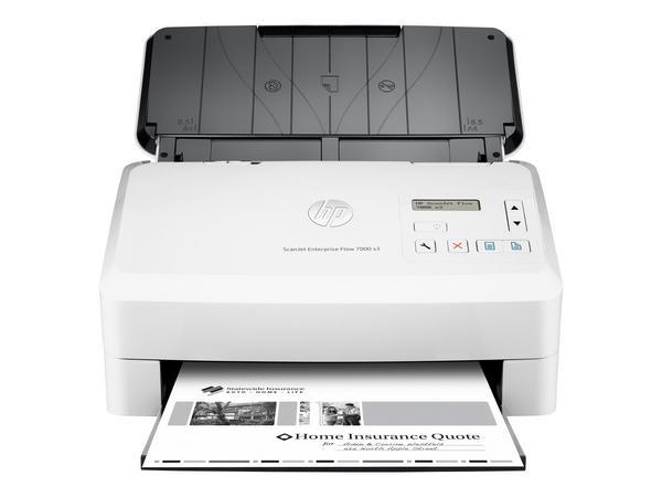 HP Scanjet Enterprise Flow 7000 s3 Alimentation papier de scanner 600 x 600 DPI A4 Blanc