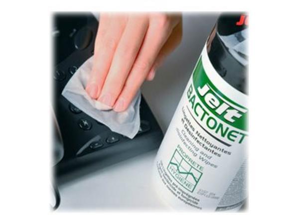 1 Boite de 100 Lingettes désinfectantes et antibactériennes Jelt BACTONET