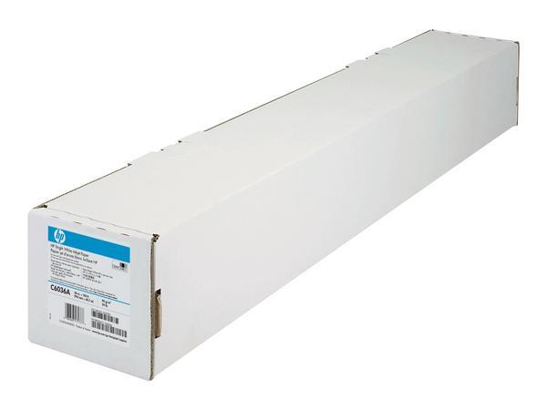 HP C6036A Papier blanc brillant inkjet 90g/m2 914mm x 45.7m 1 rouleau pack de 1