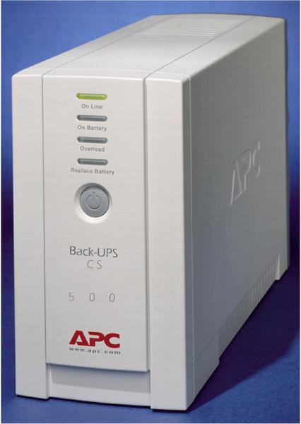 APC Onduleur Back-UPS 500VA - 230V - autonomie 3 min 56