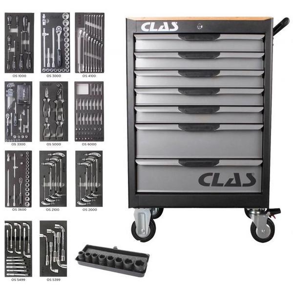 SERVANTE 7 TIROIRS + 207 OUTILS