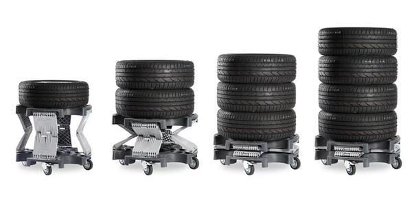 CHARIOT DE MANUTENTION DES ROUES