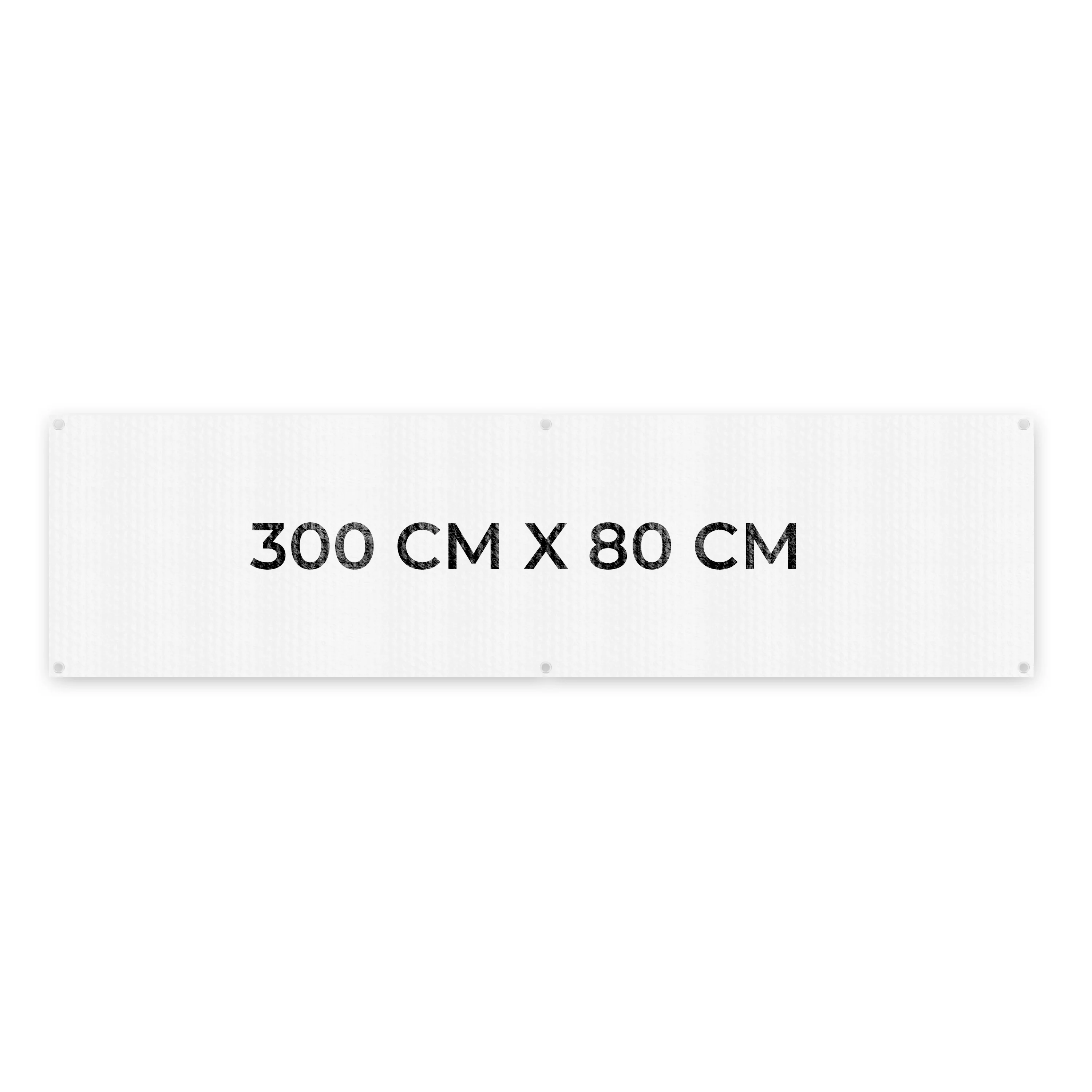 BANDEROLE A PERSONNALISER 3 M X 800 MM