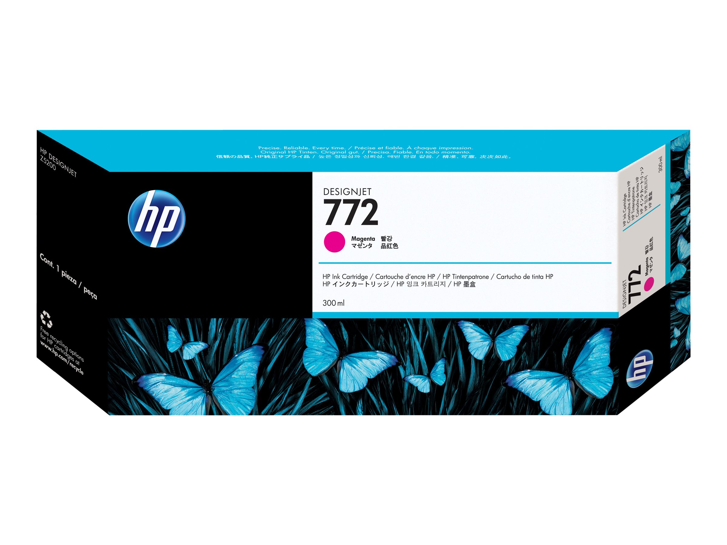 HP 772 original Ink cartridge CN629A magenta standard capacity 300ml 1-pack