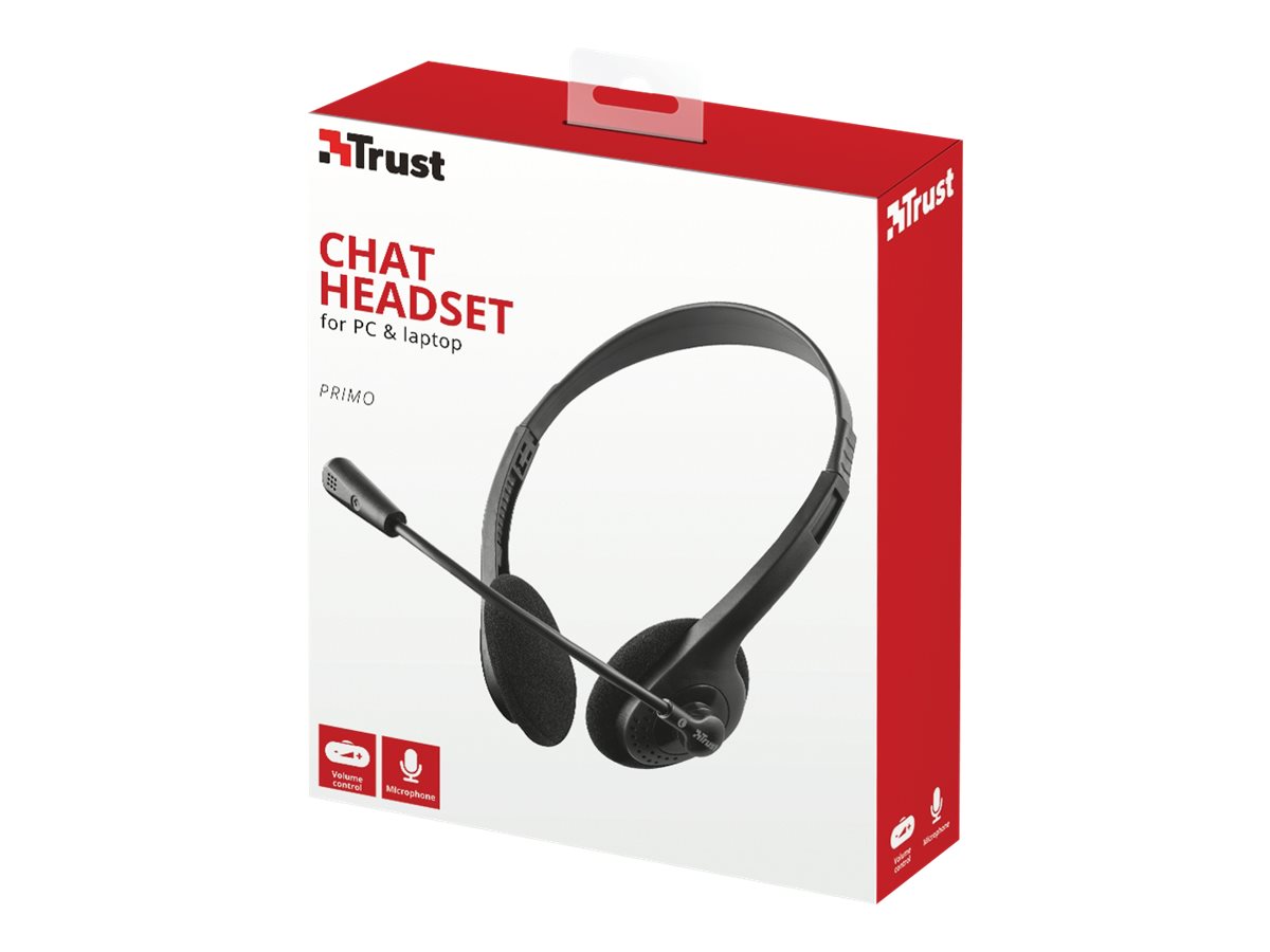 TRUST PRIMO Chat Headset for PC and laptop