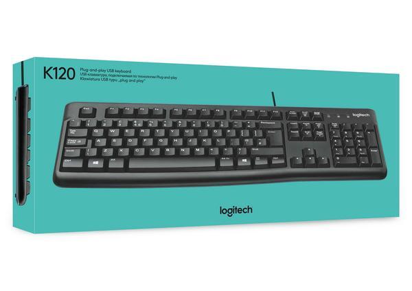 Logitech Keyboard K120 for Business clavier Universel USB AZERTY Français Noir