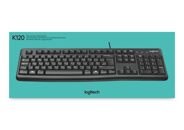 Logitech Keyboard K120 for Business clavier Universel USB AZERTY Français Noir