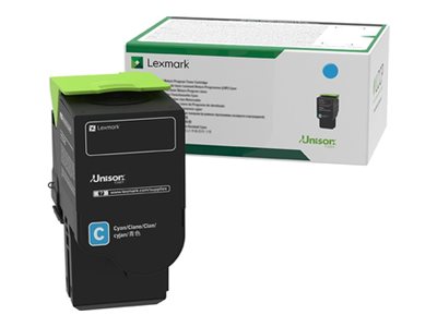 LEXMARK 78C2XC0 Cartouche Cyan Programme de retour de 5K