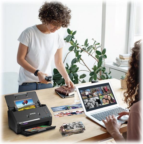 EPSON FastFoto FF-680W Document scanner Contact Image SensorCIS Duplex A4 600x600dpi 45ppm mono/45ppm colour ADF USB 3.0 Wi-Fi