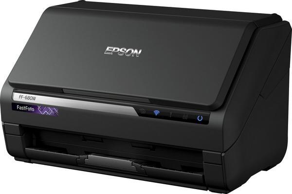 EPSON FastFoto FF-680W Document scanner Contact Image SensorCIS Duplex A4 600x600dpi 45ppm mono/45ppm colour ADF USB 3.0 Wi-Fi