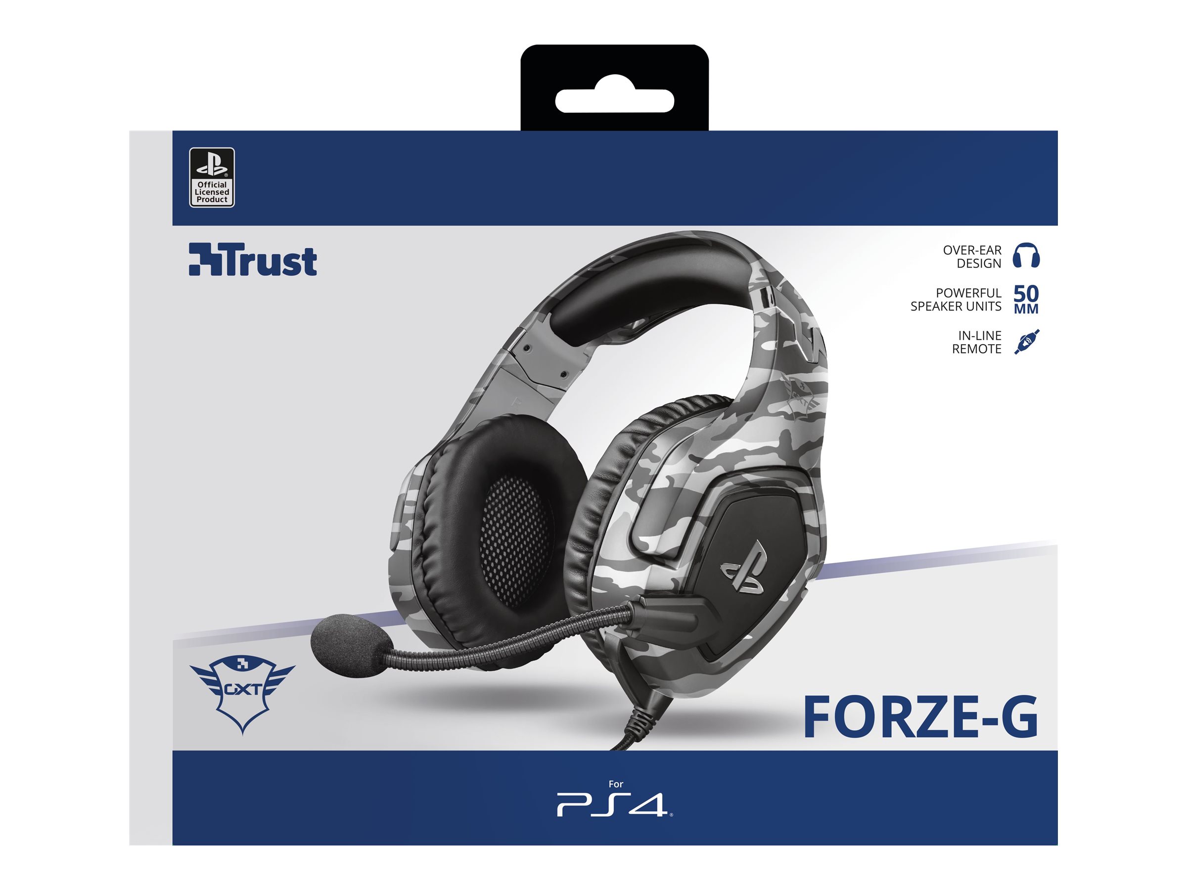 TRUST GXT 488 FORZE-G PS4 Headset Grey