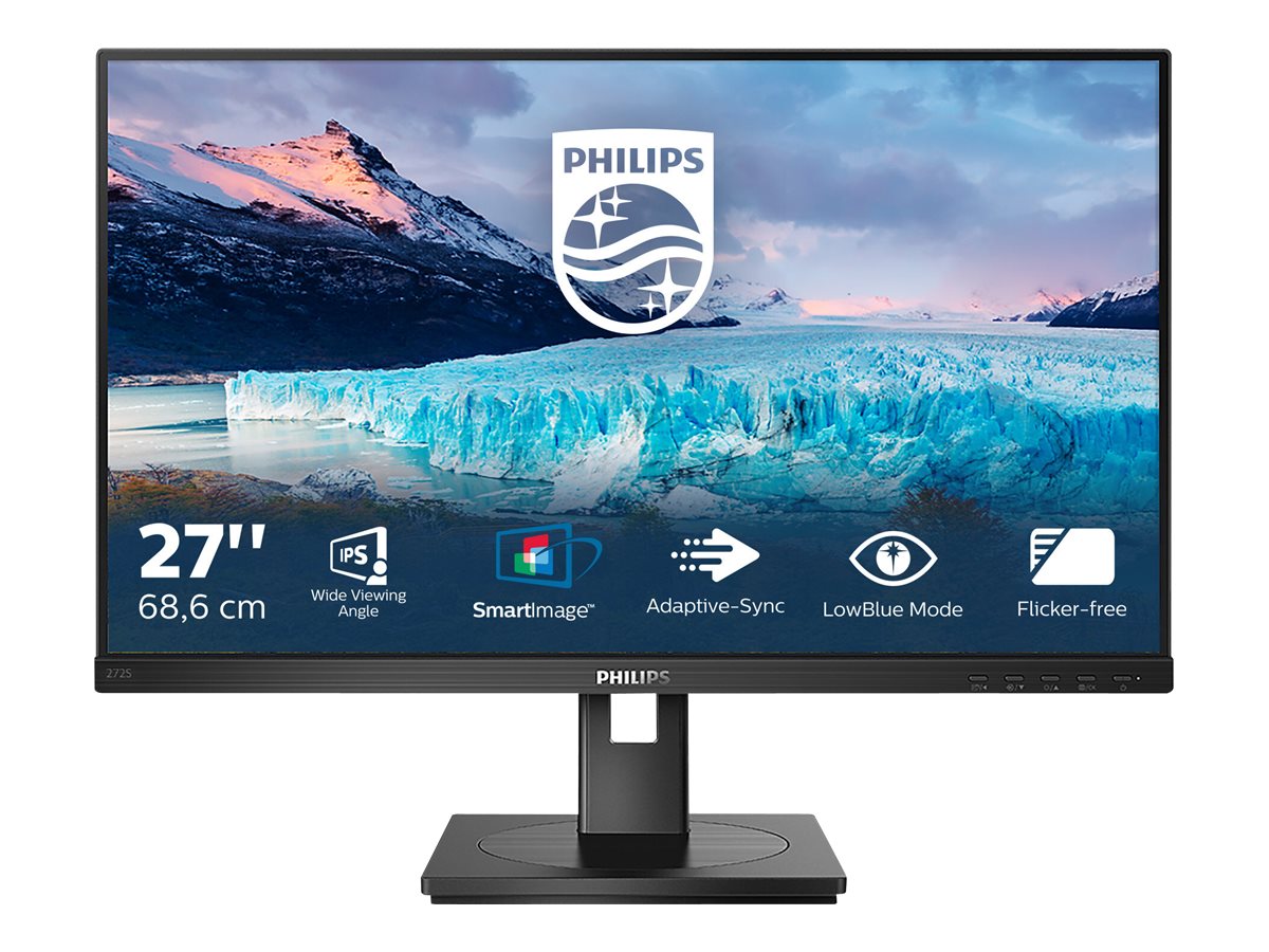 Philips S Line 272S1AE/00 écran plat de PC 68,6 cm (27") 1920 x 1080 pixels Full HD LCD Noir