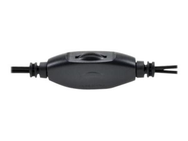 MCL Casque micro avec contrôle du volume - Jack 4 contacts