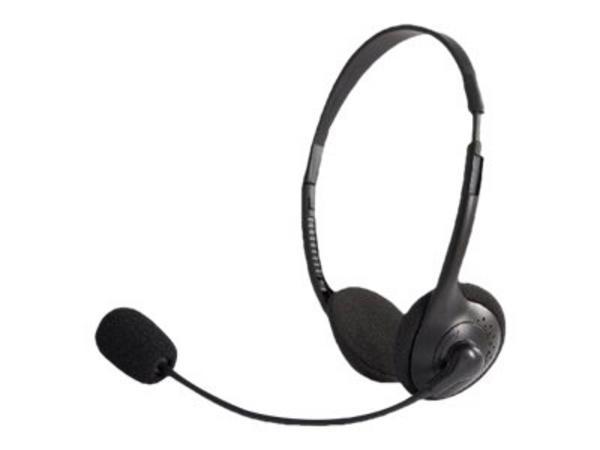 MCL Casque micro avec contrôle du volume - Jack 4 contacts