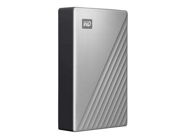 WD My Passport Ultra Mac 5To Silver USB-C/USB3.0 HDD 2.5p Metal finish RTL portable extern