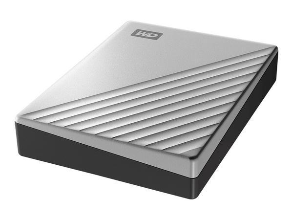 WD My Passport Ultra Mac 5To Silver USB-C/USB3.0 HDD 2.5p Metal finish RTL portable extern
