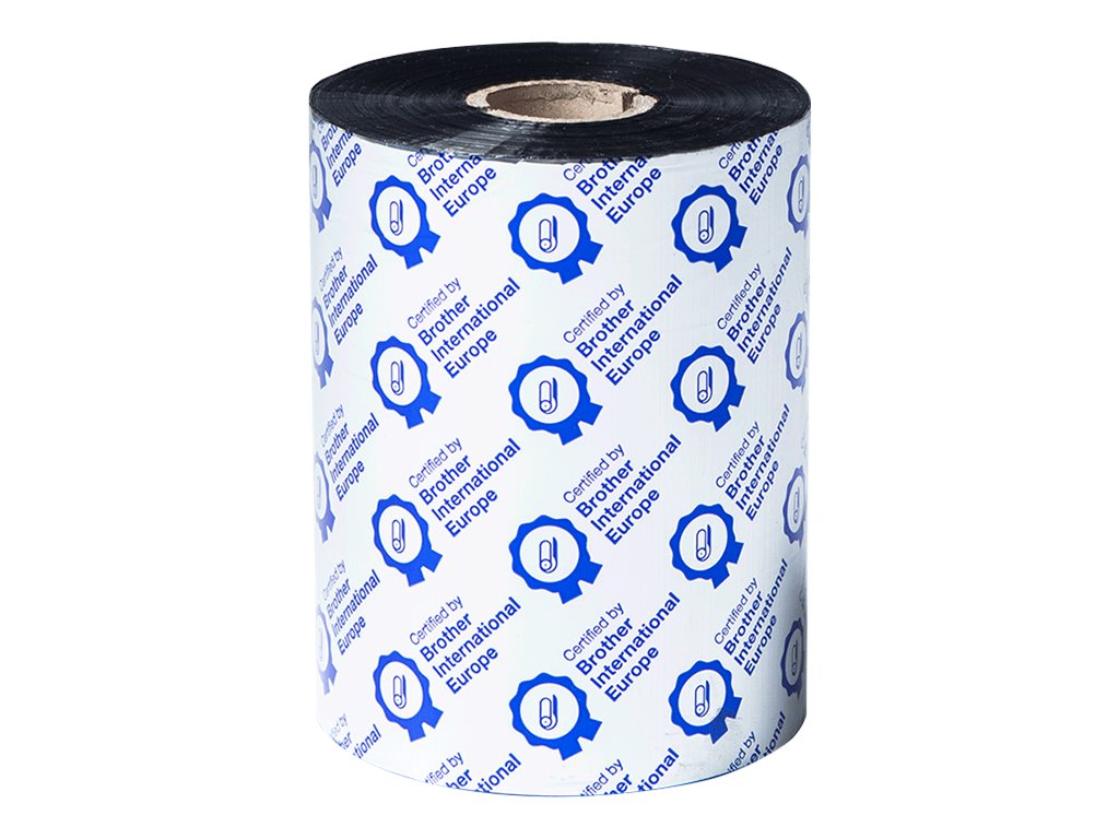 BROTHER Black ribbon Prem wax/resin 6 pack