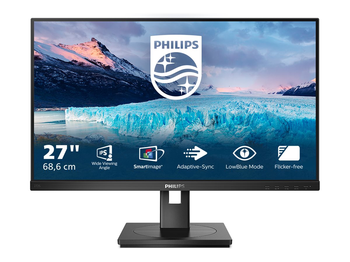 Philips 272S1M/00 écran plat de PC 68,6 cm (27") 1920 x 1080 pixels Full HD LCD Noir