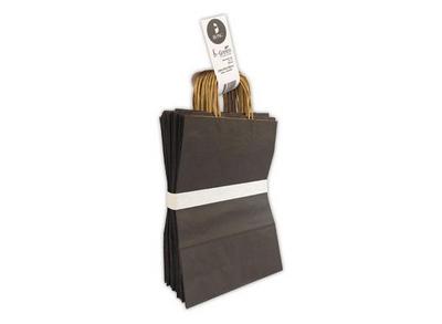 1 Lot de 25 Sac kraft poignées torsadées grand format L 32 x P15 x H42 cm -Naturel