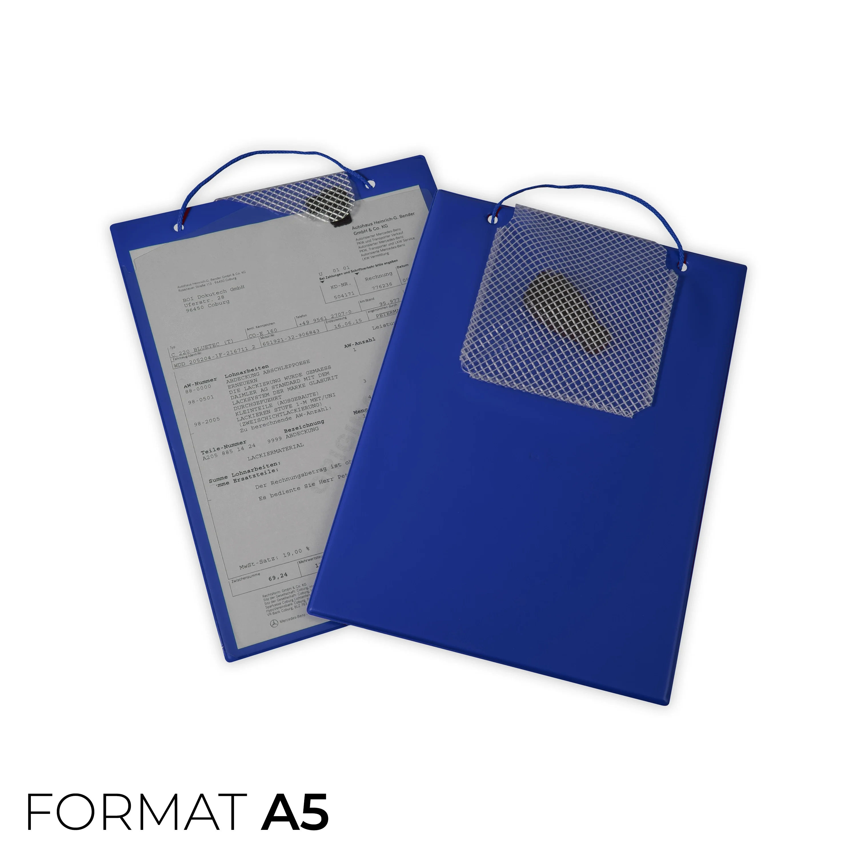 PORTE OR A5 AVEC POCHETTE CLE - LOT DE 10 PIECES