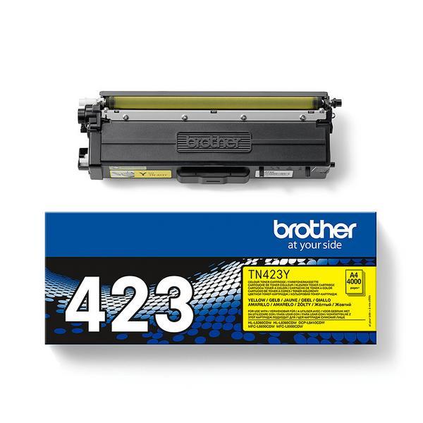Brother TN423Y - Jumbo Yield - jaune - originale - cartouche de toner