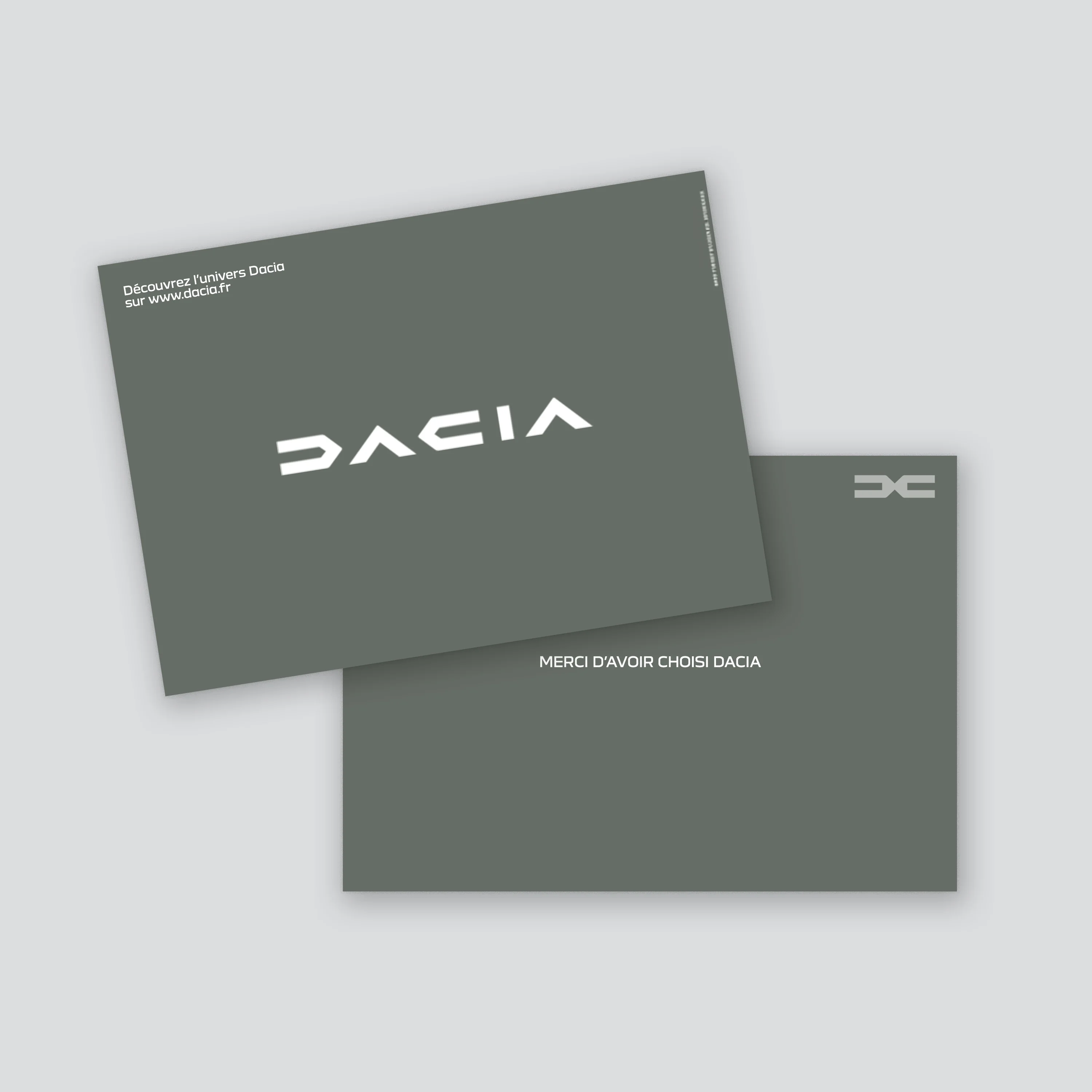 POCHETTE DOCUMENTS CLIENTS DACIA - LOT DE 50 EX