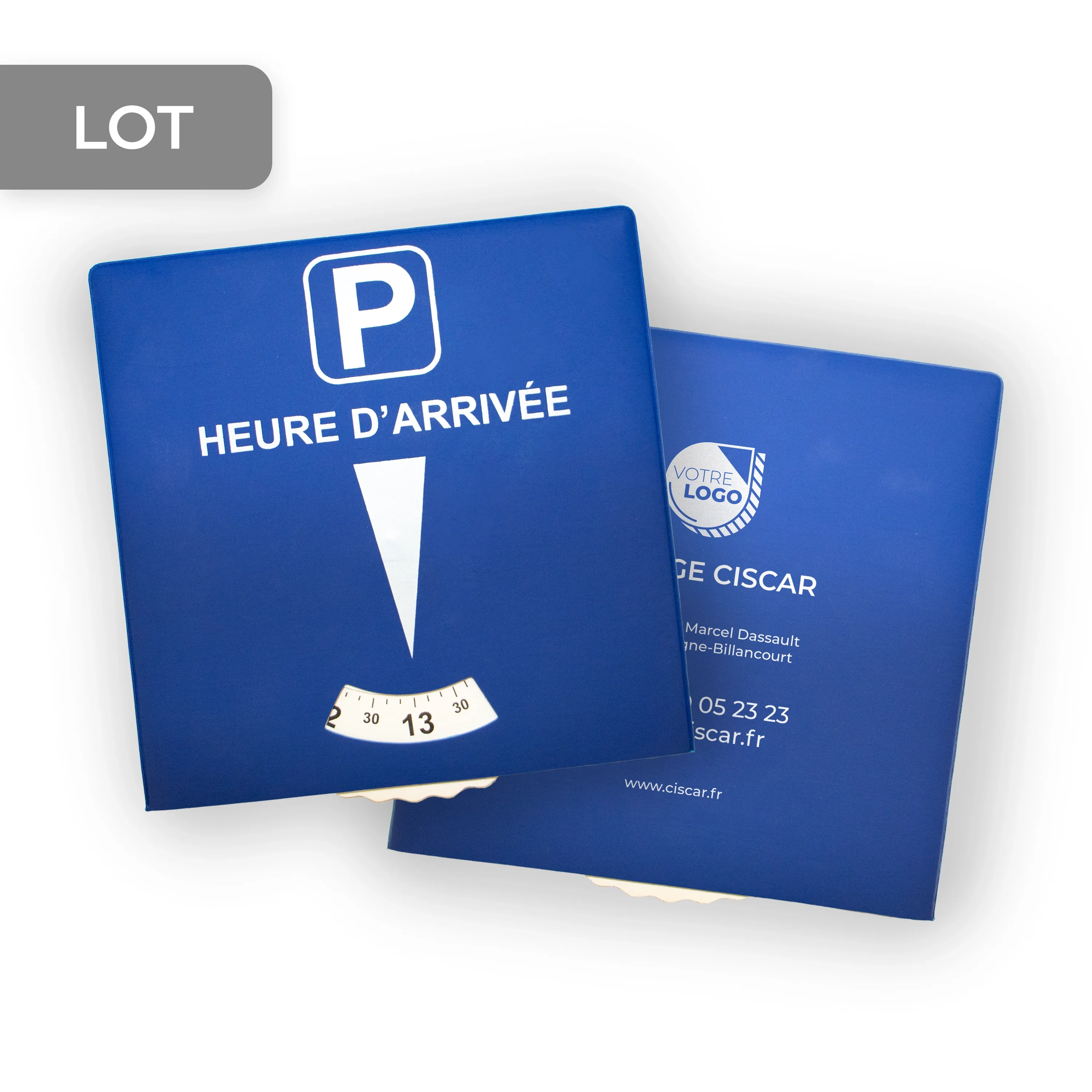 DISQUE DE STATIONNEMENT EUROPÉEN PERSONNALISABLE