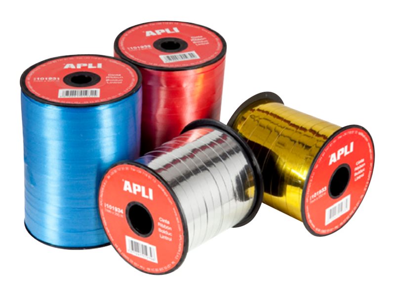 1 Lot de 2 Rouleaux de ruban Bolduc Or 7 mm x 250m