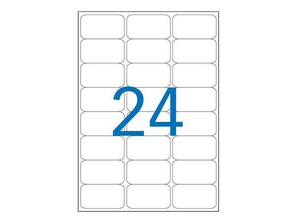 1 Boite de 100 Planches étiquettes laser 100%recyclées 63,5X33,9 mm s