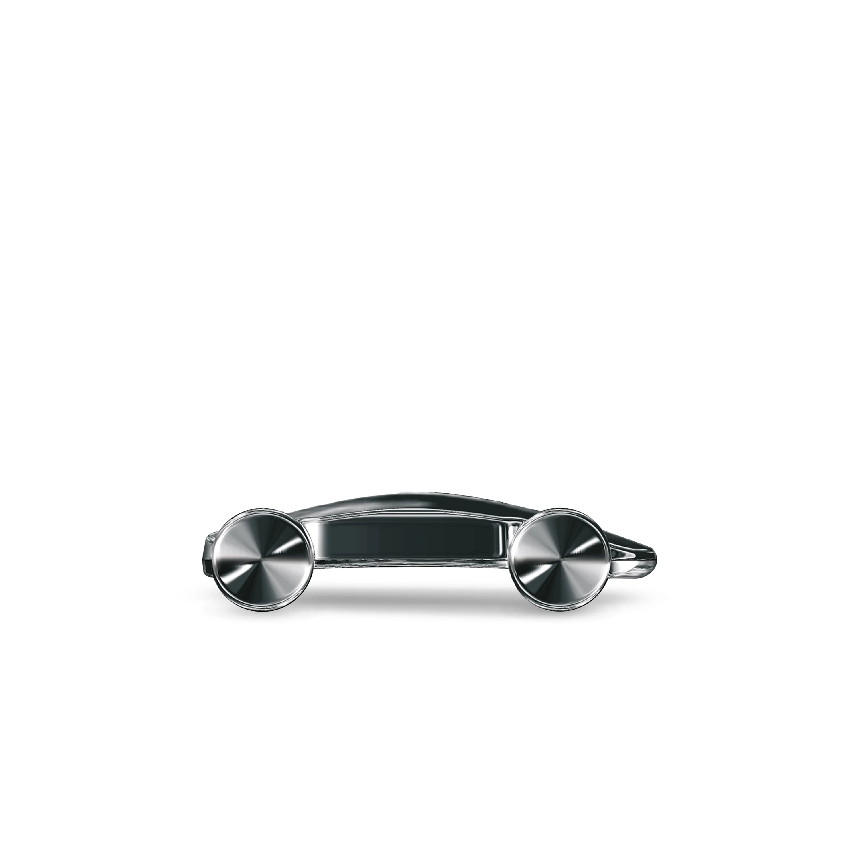 PORTE-CLÉS VOITURE AVEC ATTACHE FINITION BRILLANT