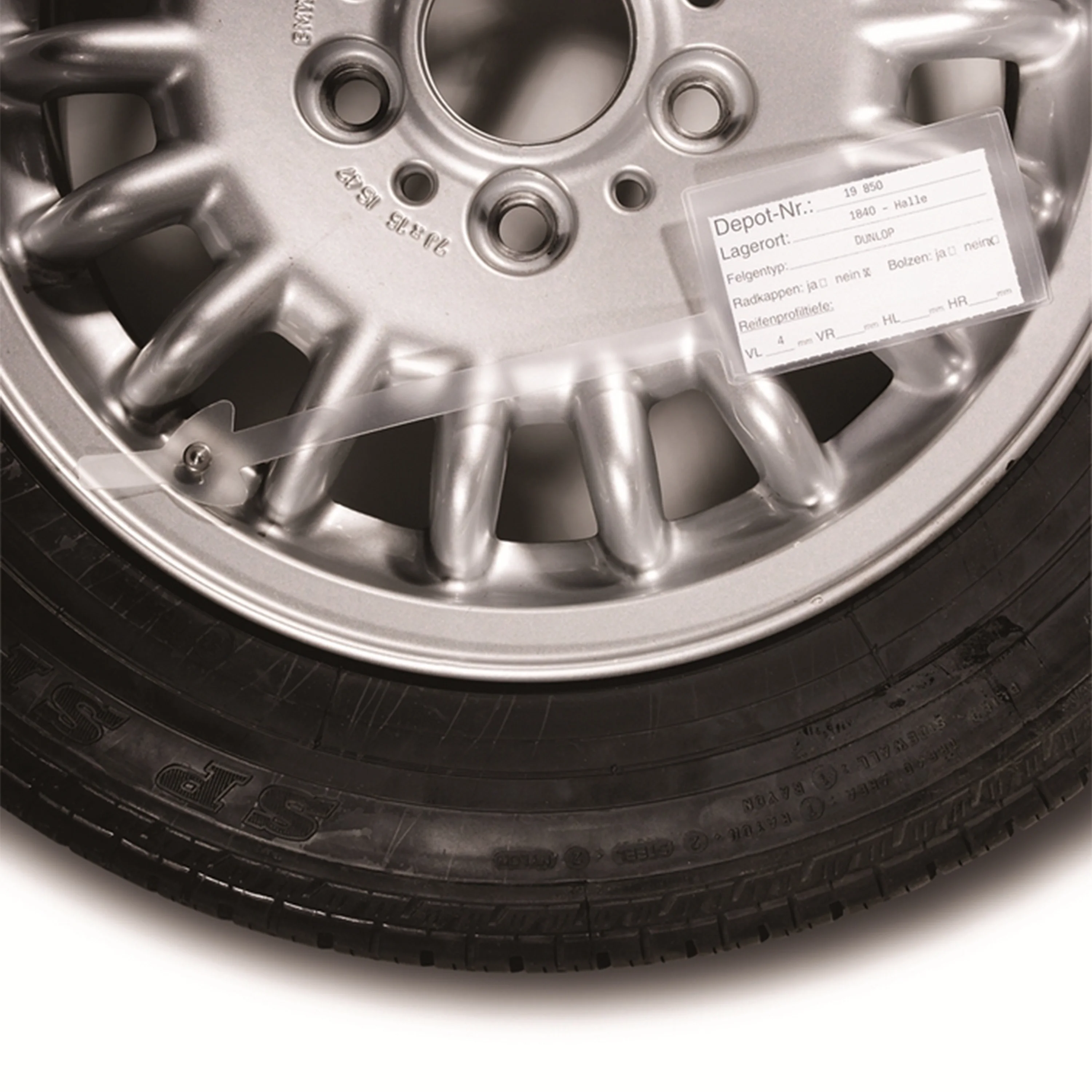 ÉTIQUETTE DE ROUE / JANTE - LOT DE 100 PIECES