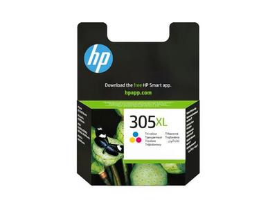 1 HP 305XL cartouche d'encre 3 couleurs 3YM63AE