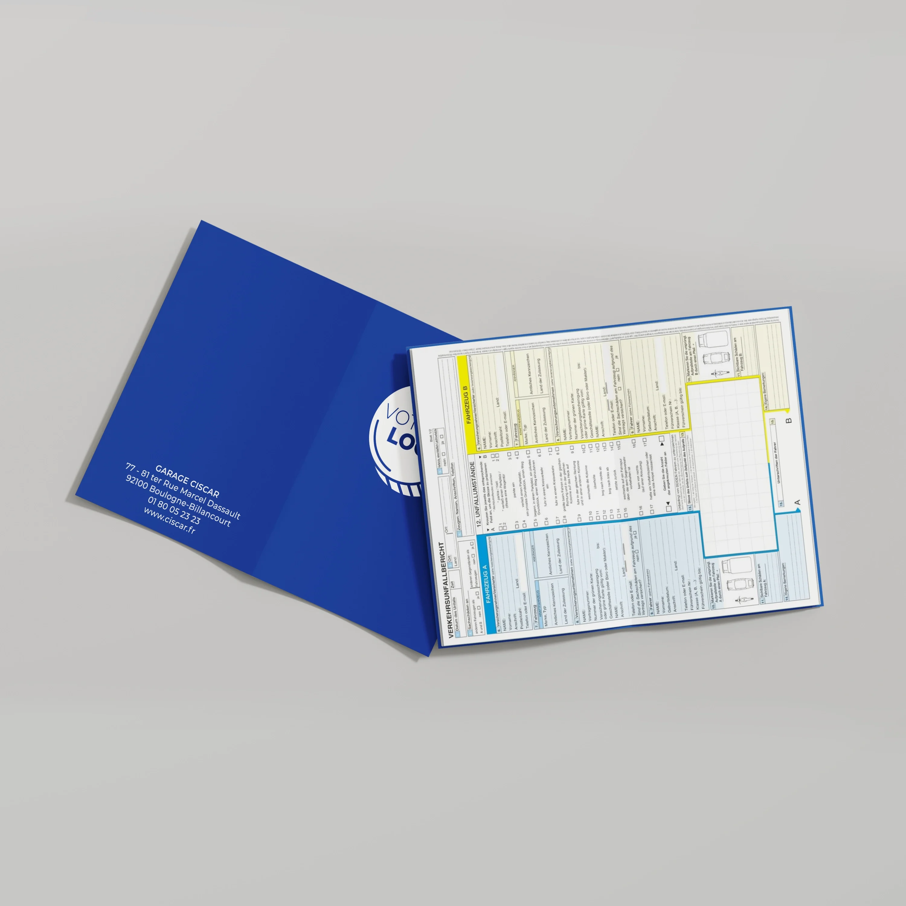 CONSTAT EUROPEEN D'ACCIDENT/PERSONNALISATION RECTO VERSO