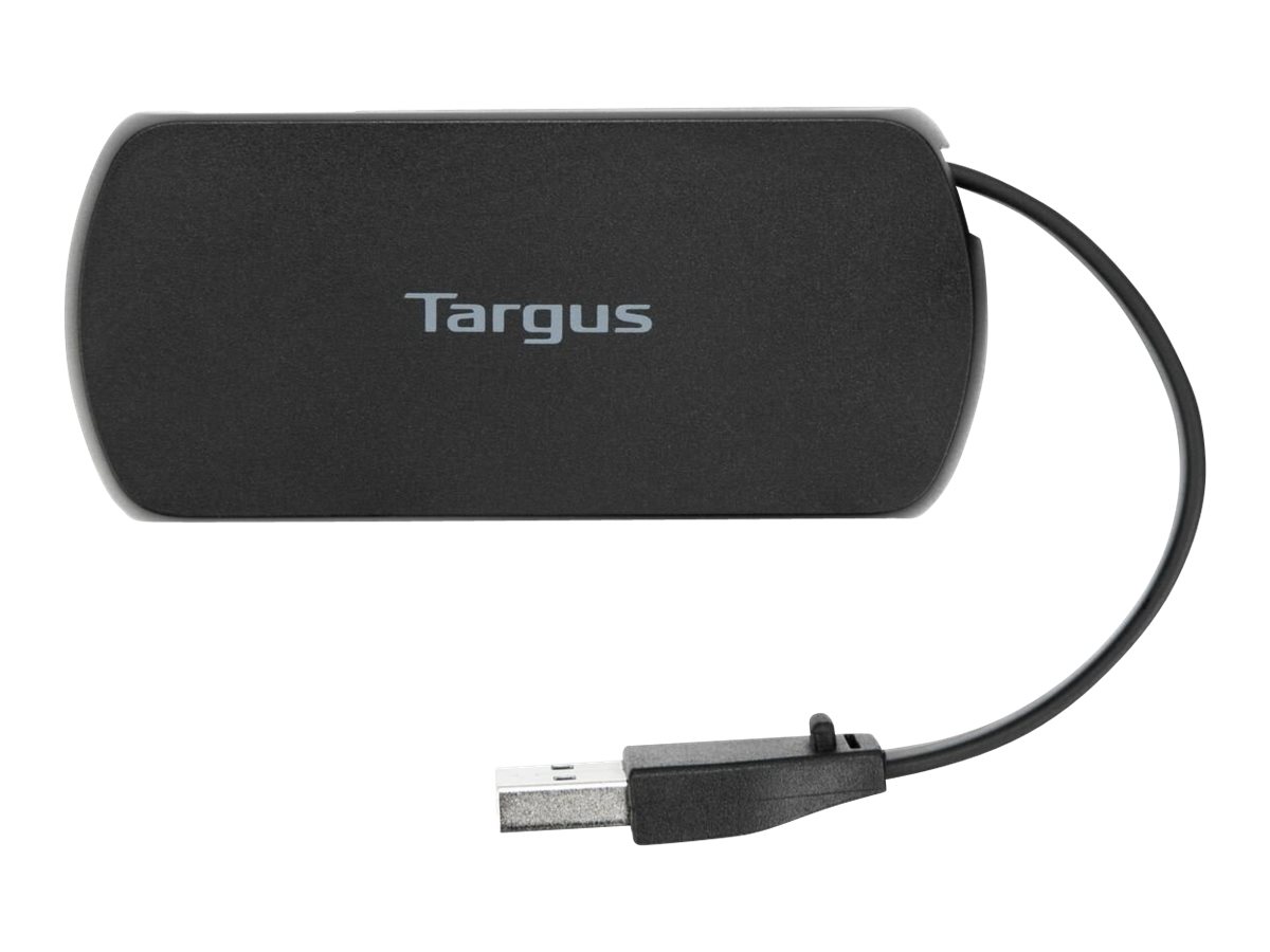 Targus ACH114EU interface hub USB 2.0 480 Mbit/s Black