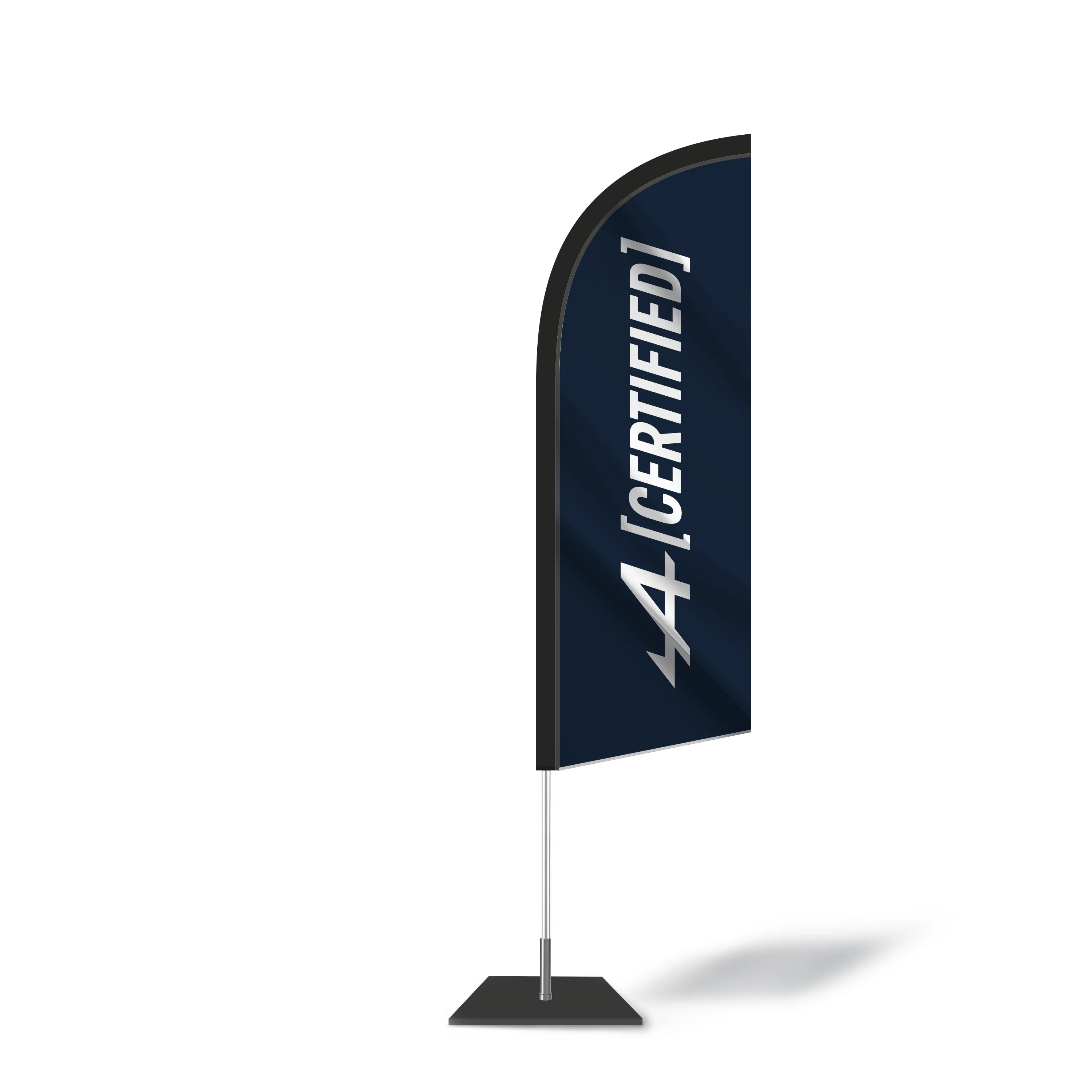 BEACHFLAG VOILE 220 X 50 CM / ALPINE CERTIFIED LOT DE 2