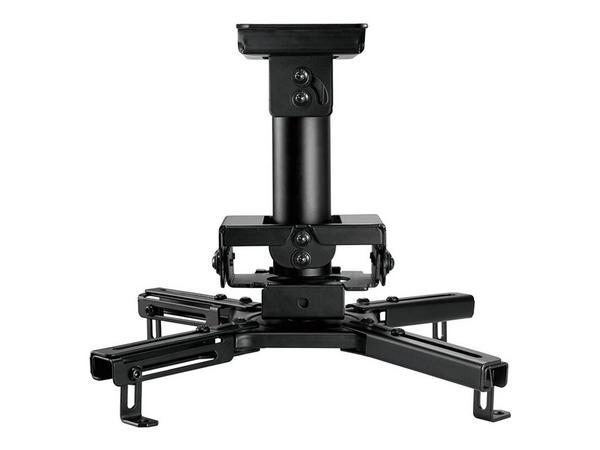 NEOMOUNTS CL25-530BL1 Support de plafond pour vidéoprojecteur - h 25.5 cm - installation facile - orientable