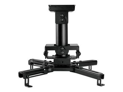 NEOMOUNTS CL25-530BL1 Support de plafond pour vidéoprojecteur - h 25.5 cm - installation facile - orientable