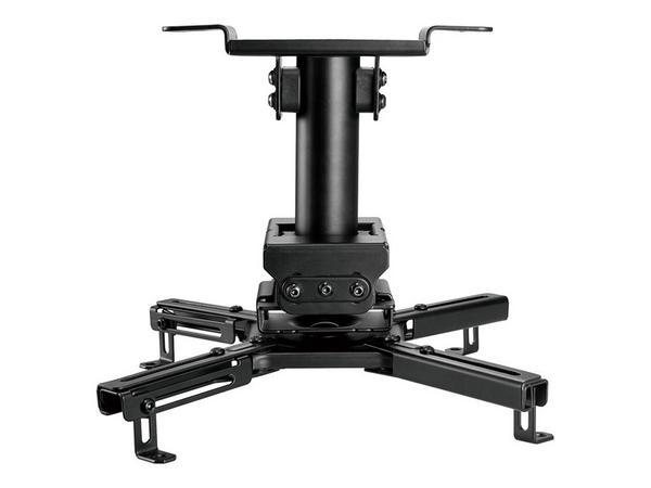 NEOMOUNTS CL25-530BL1 Support de plafond pour vidéoprojecteur - h 25.5 cm - installation facile - orientable