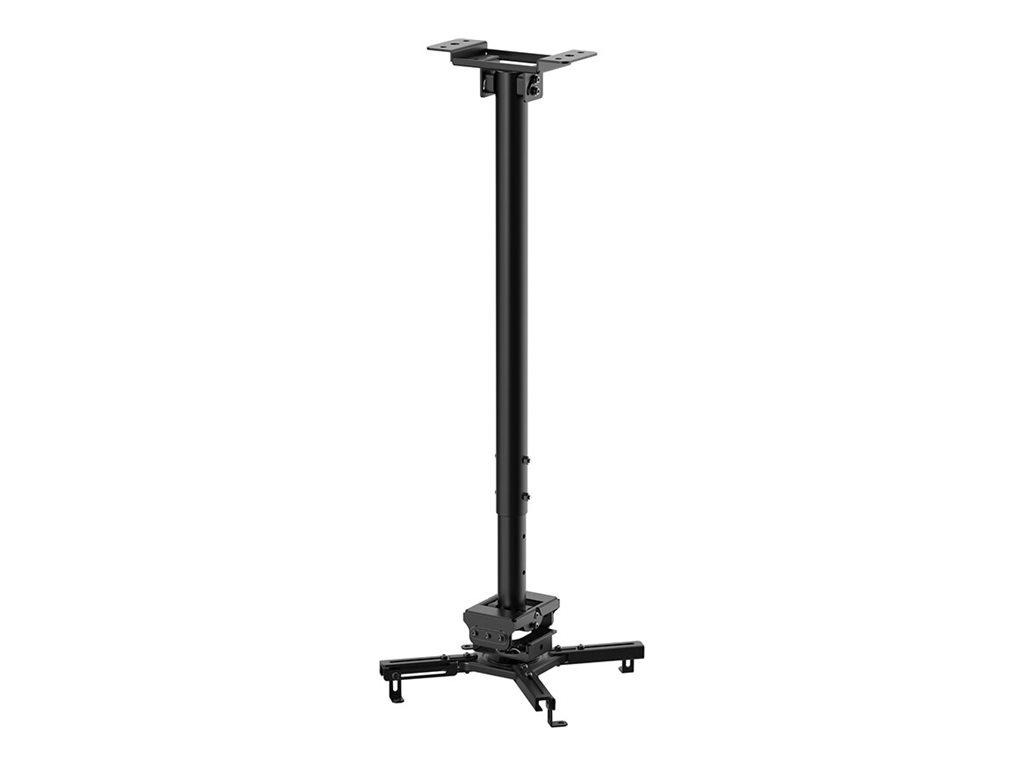 NEOMOUNTS CL25-550BL1 Support de plafond pour vidéoprojecteur - h 74.5-114.5 cm - installation facile - orientable