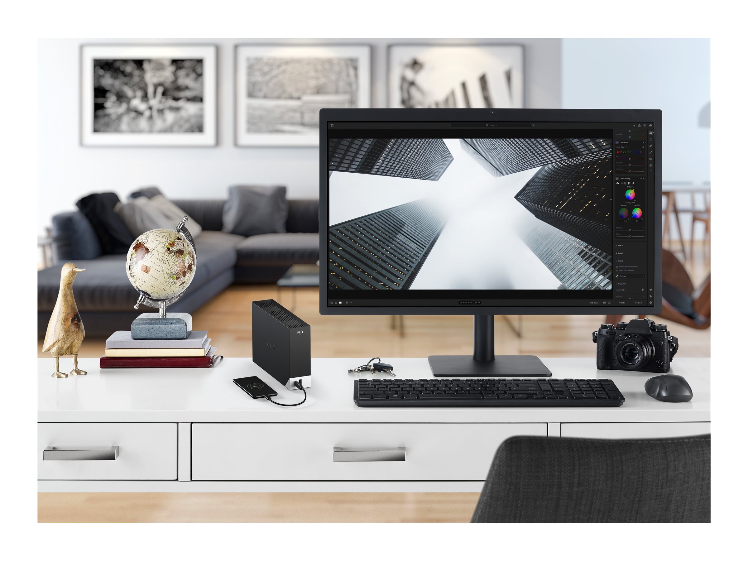 SEAGATE One Touch Desktop HUB 20To USB-C USB 3.0 compatible with Windows/Mac