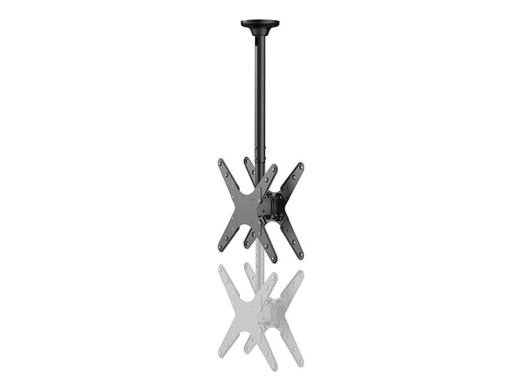 NEOMOUNTS FPMA-C340DBLACK Support de plafond pour écran de 32-75p - h 106-156 cm