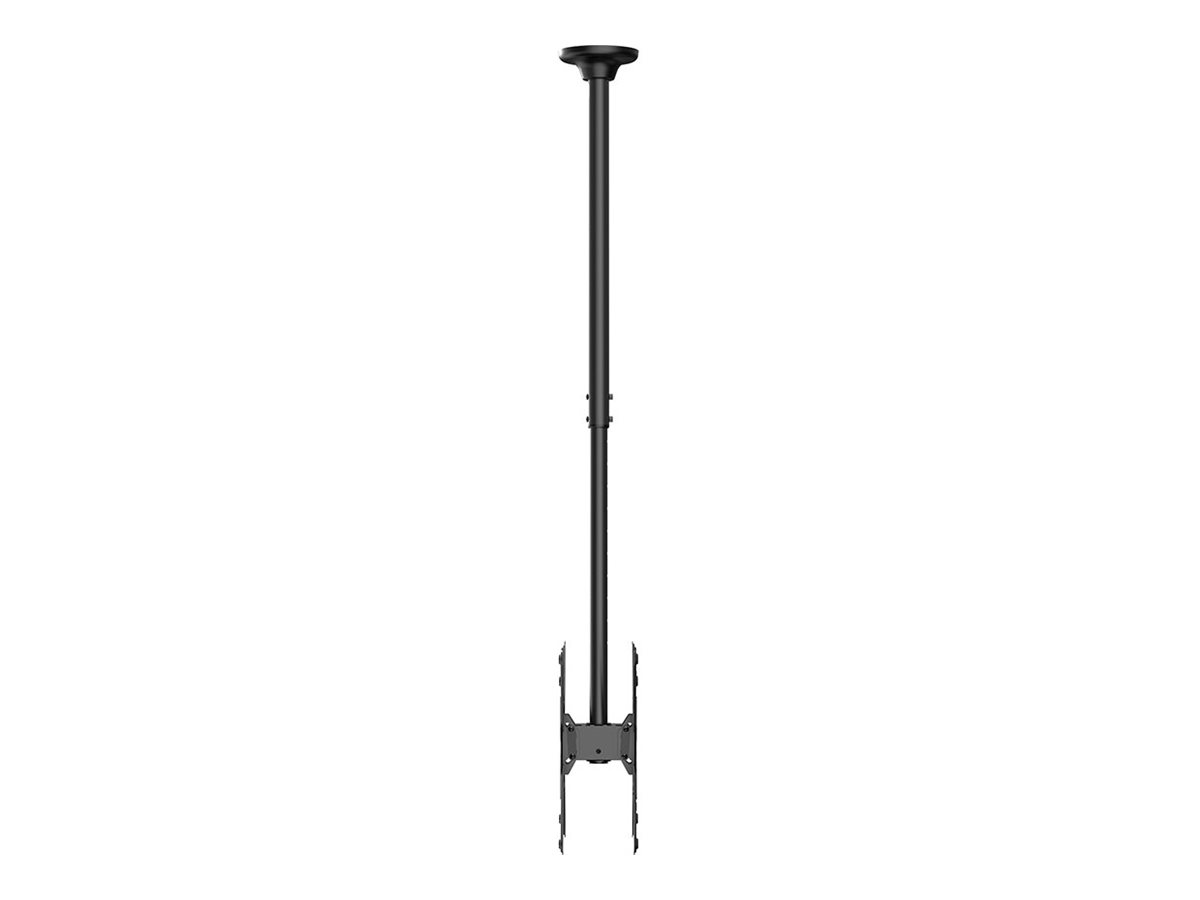 NEOMOUNTS FPMA-C340DBLACK Support de plafond pour écran de 32-75p - h 106-156 cm