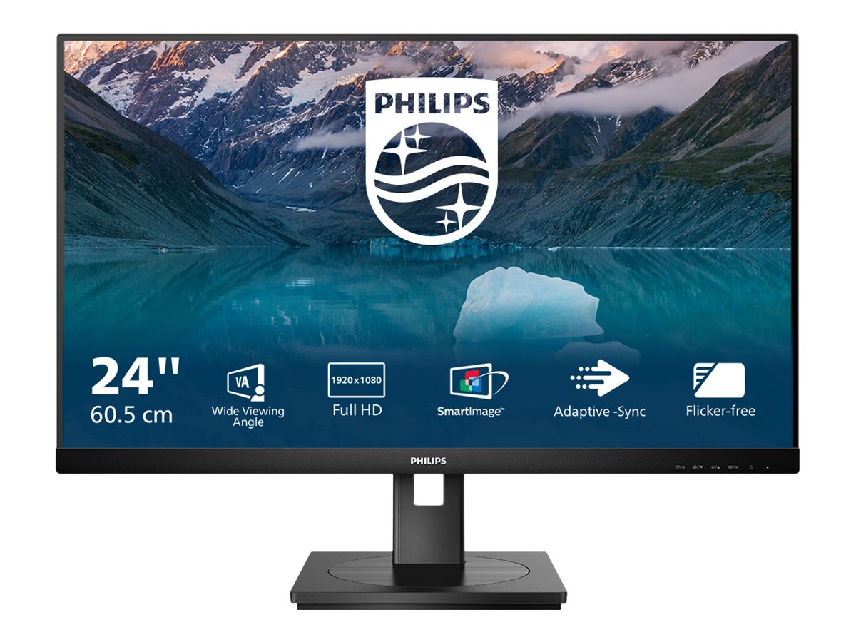 Philips S Line 242S9JML/00 LED display 61 cm (24") 1920 x 1080 pixels Full HD LCD Noir