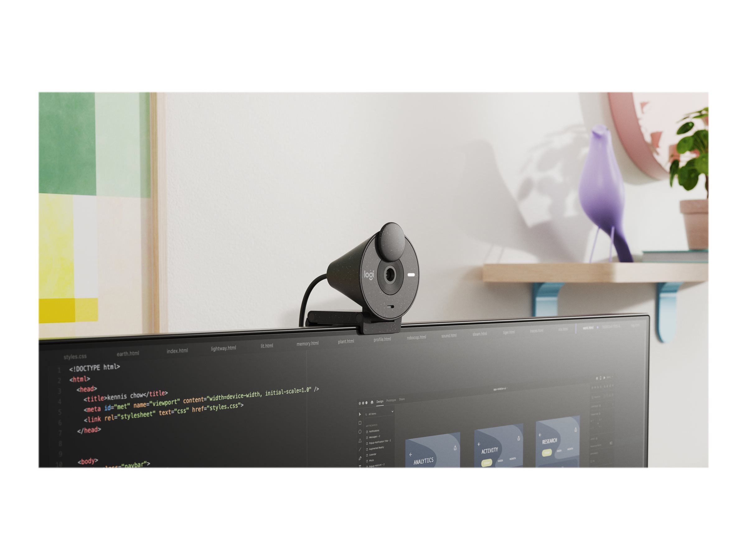 LOGITECH BRIO 300 Webcam colour 2 MP 1920 x 1080 720p 1080p audio USB-C