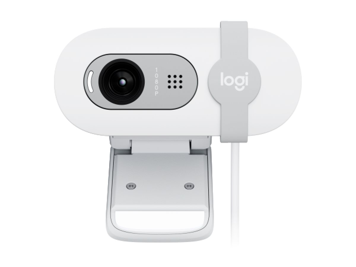 LOGITECH BRIO 100 Webcam colour 2 MP 1920 x 1080 720p 1080p audio wired USB