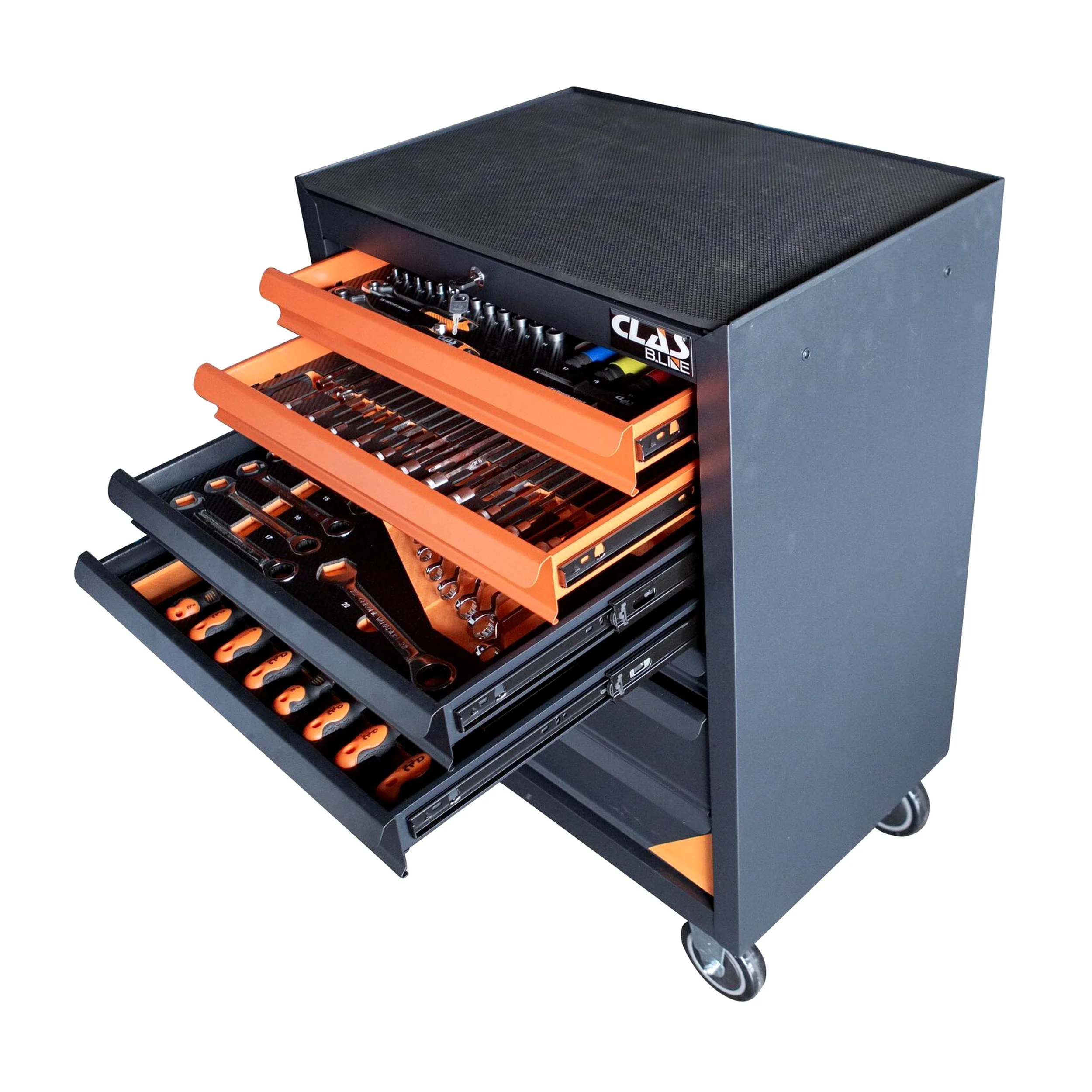 SERVANTE 7 TIROIRS + 214 OUTILS
