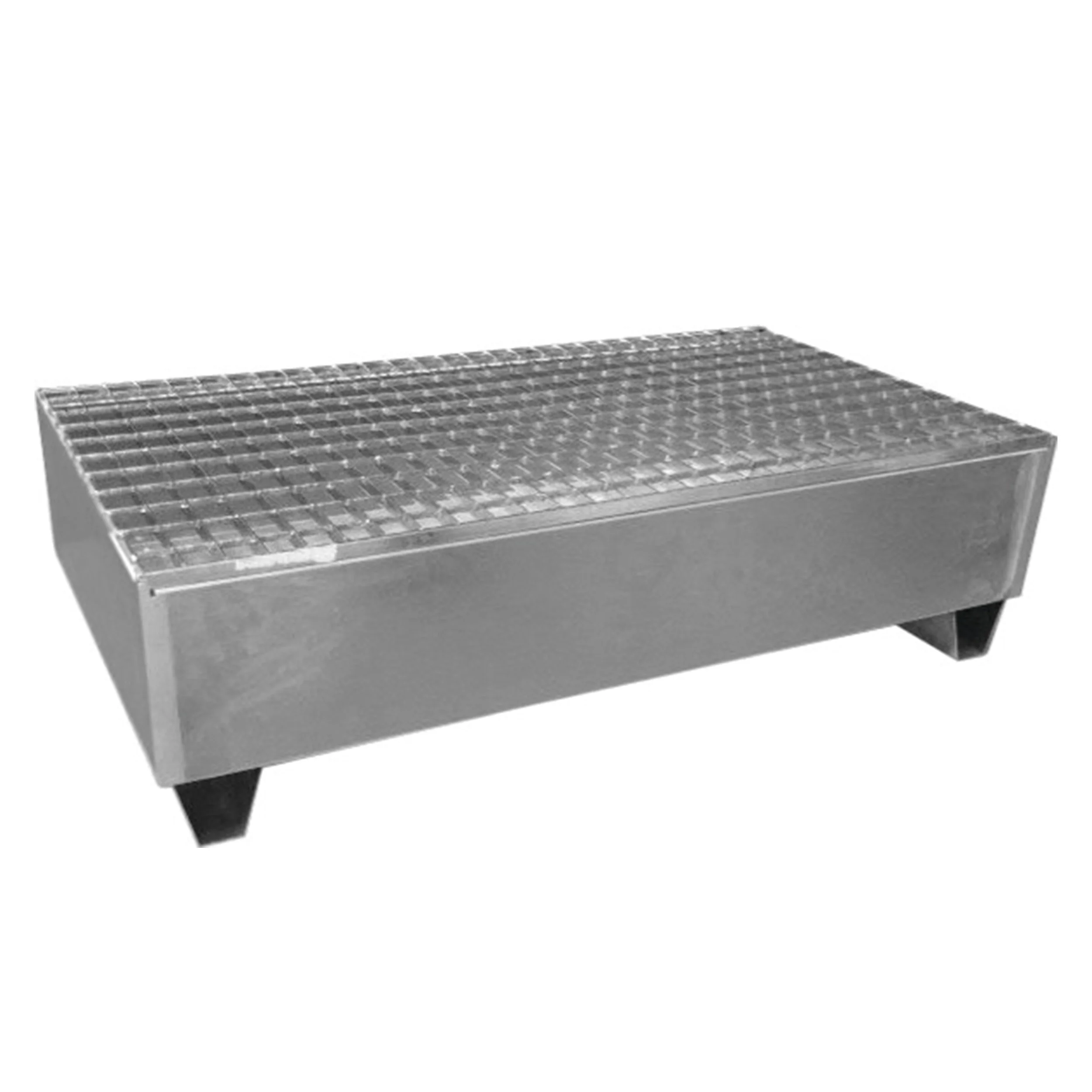 BAC DE RETENTION ACIER 2 FUTS-600kg
